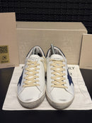 Tênis Golden Goose Super-Star White Blue Star - Pronta Entrega