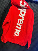 Moletom Supreme Back Logo Red - Pronta Entrega