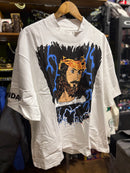 Camiseta Jesus is King ‘Sunday Service’ Oversized Branca - Pronta Entrega