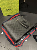 Bolsa Gucci Carteiro Transversal Preto - Pronta Entrega