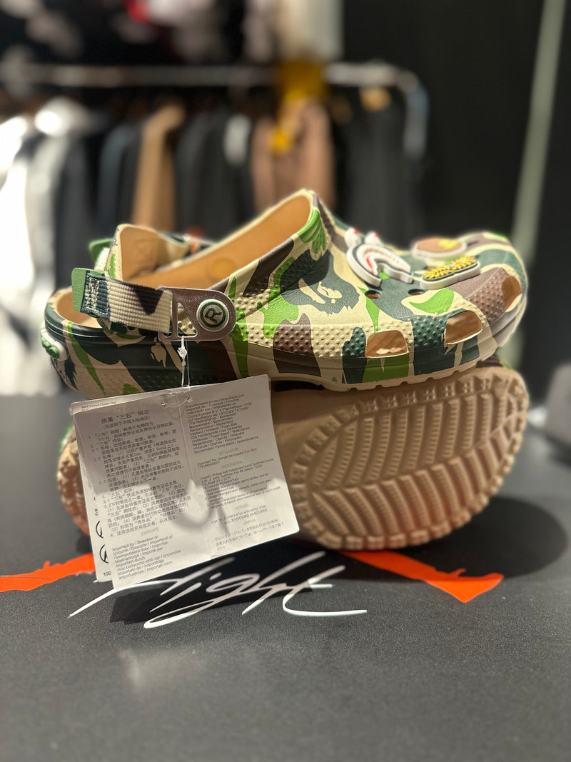 Crocs BAPE Classic Printed Camo Clog - Pronta Entrega