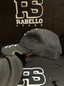 Boné Balenciaga Preto Aba Curva Cortada MultiLogo - Pronta Entrega