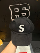 Boné Supreme Seersucker S Logo 6-
Panel Black - Pronta Entrega