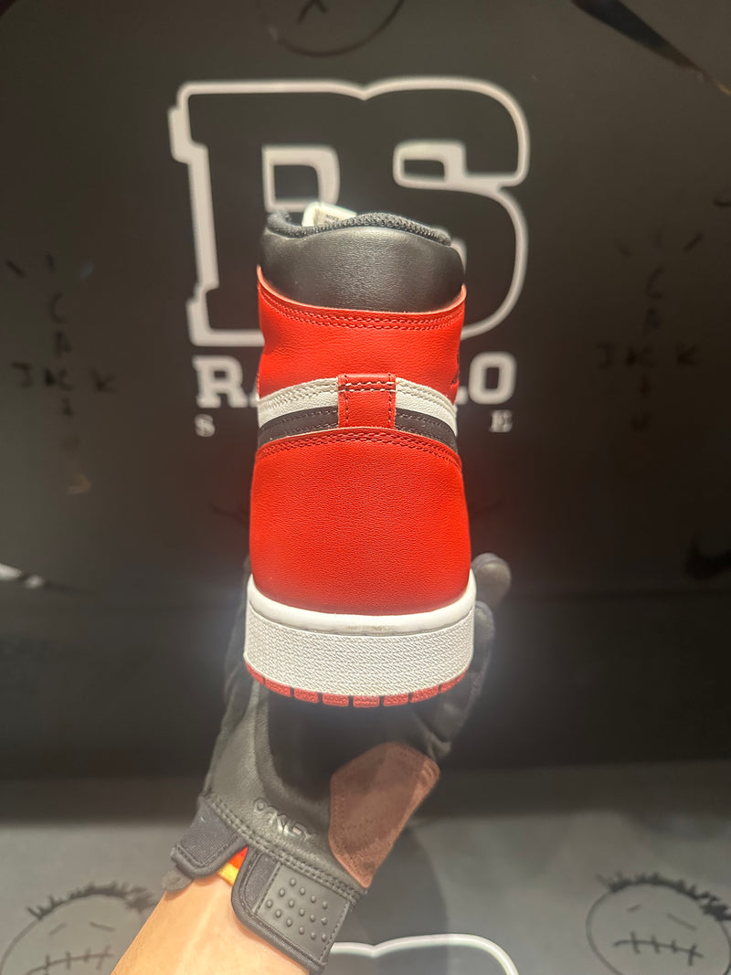 Tênis Nike Air Jordan 1 High Retro Black Toe - Pronta Entrega
