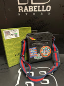 Bolsa Gucci Carteiro Transversal Tiger Couro Preto - Pronta Entrega