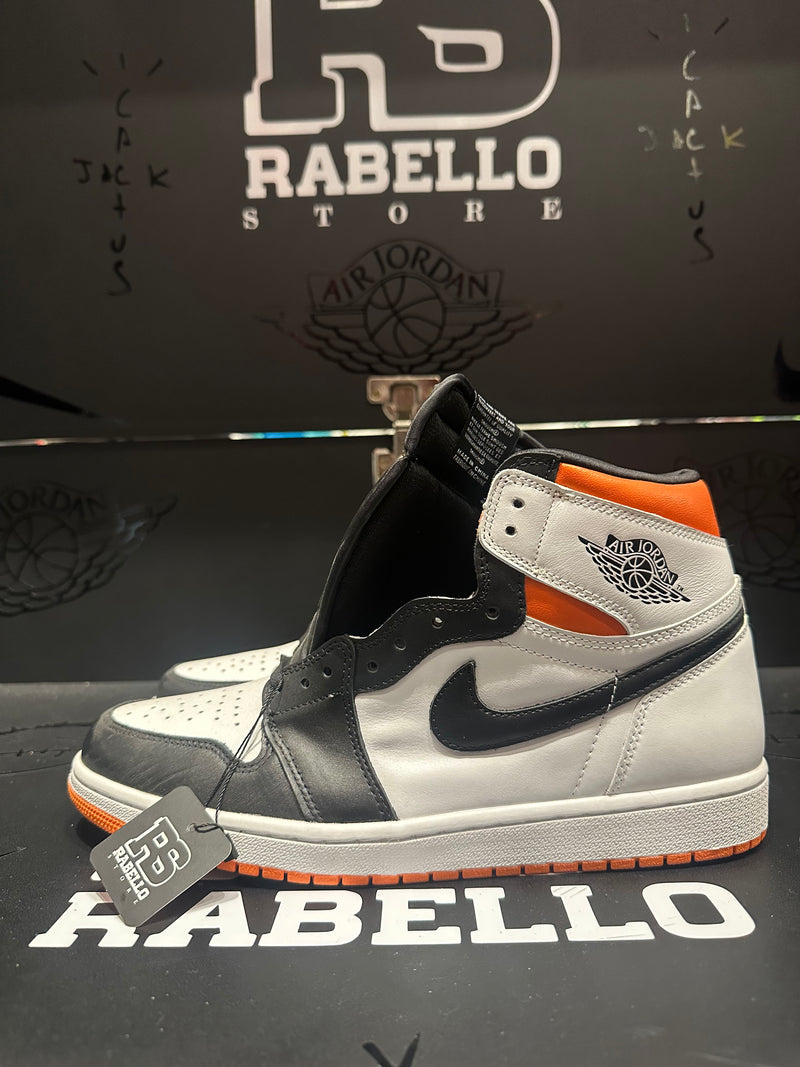 Tênis Nike Air Jordan 1 Retro High Boys Electro Orange - Pronta Entrega