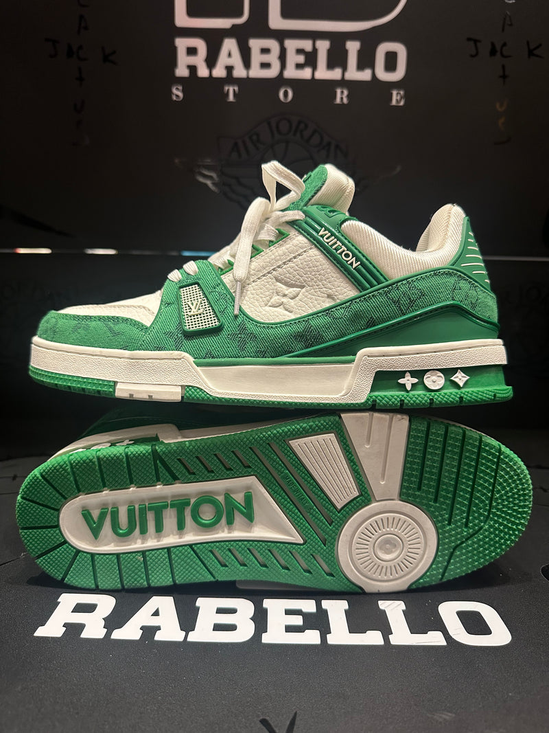 Tênis Louis Vuitton LV Trainer Green - Pronta Entrega