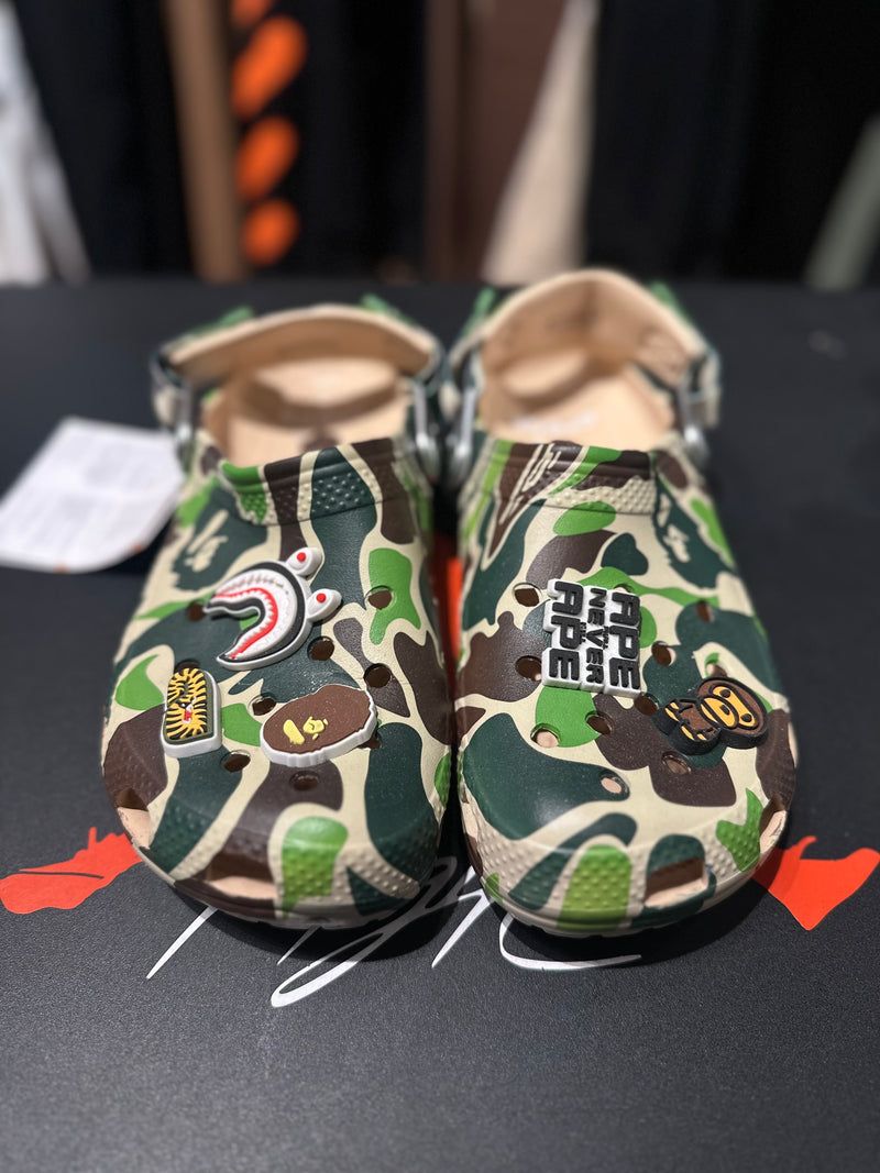 Crocs BAPE Classic Printed Camo Clog - Pronta Entrega