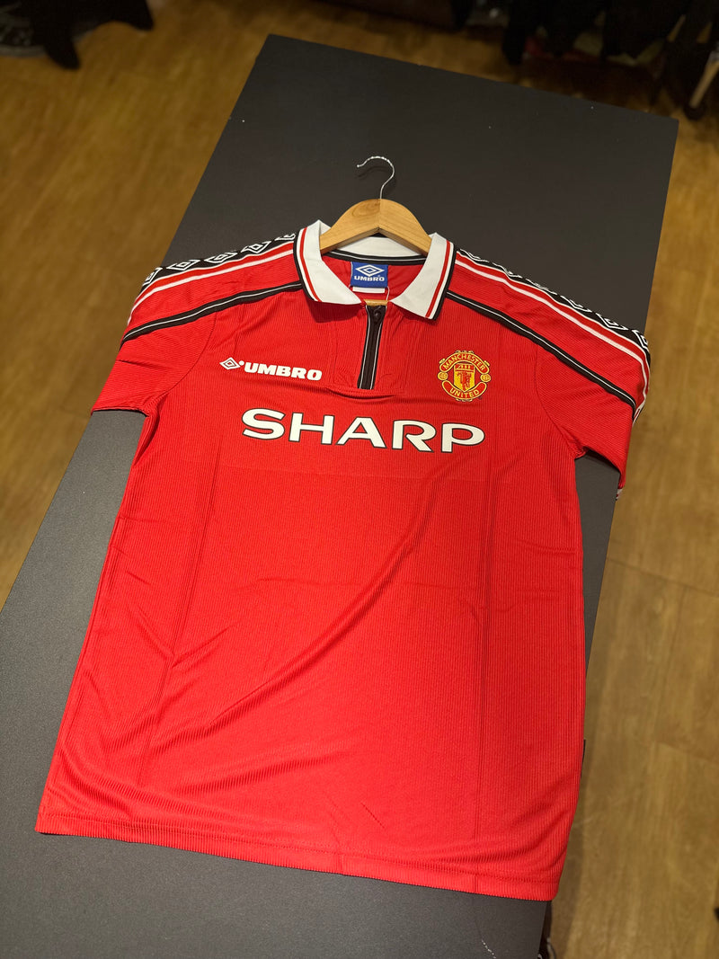 Camisa Vintage Umbro Manchester United Vermelha 98/99 - Pronta Entrega