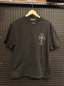 Camiseta Chrome Hearts Back Flower Cruz Black - Pronta Entrega