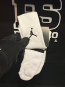 Meia Nike Air Jordan Cano Alto White/Black - Pronta Entregal