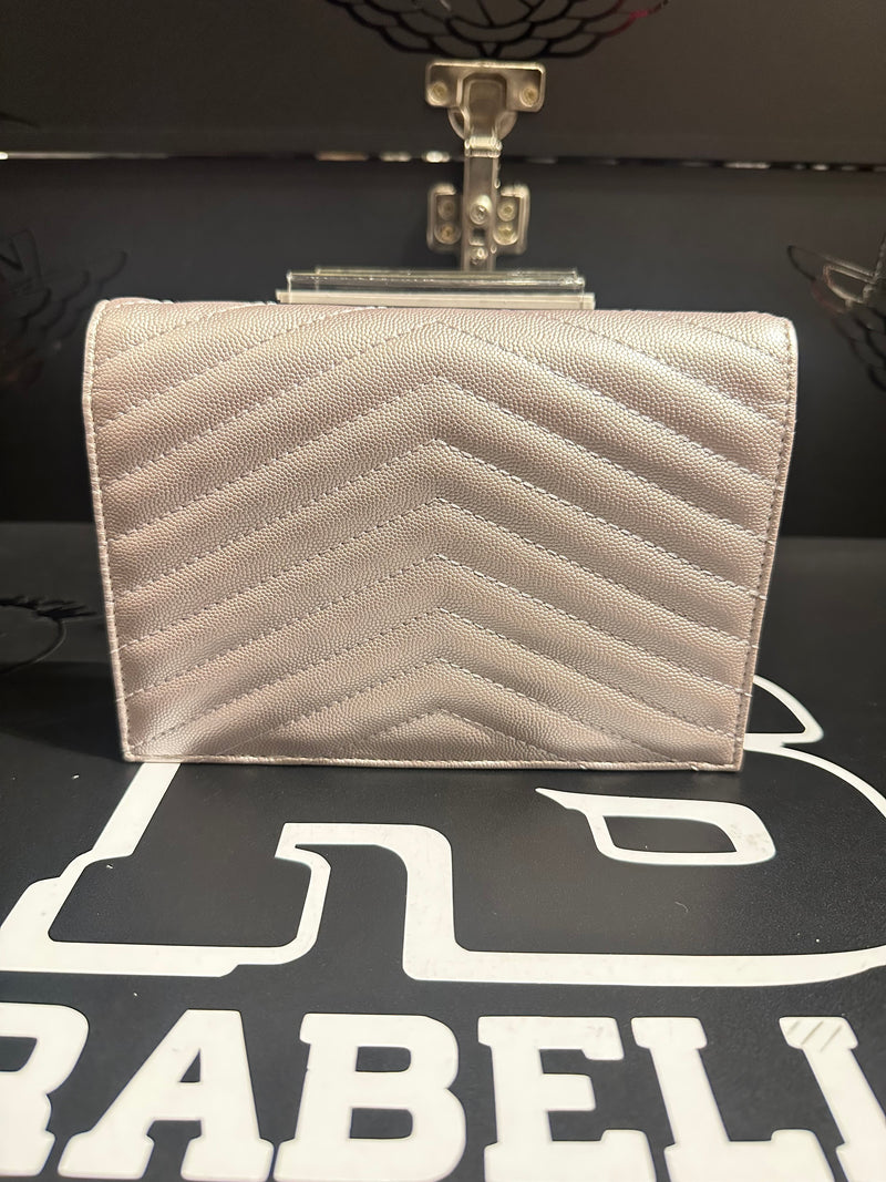 Carteira Saint Laurent Monogram Pink - Pronta Entrega