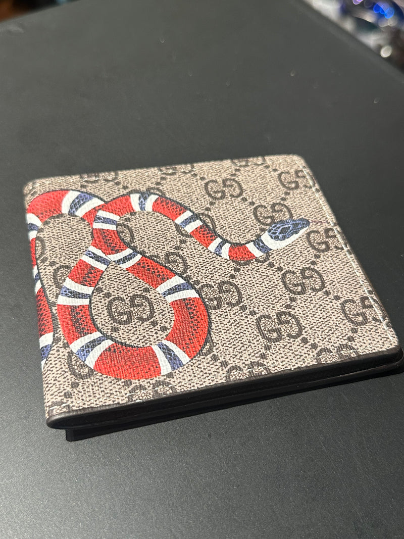 Carteira Gucci Snake Bege - Pronta Entrega