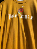 Camiseta PALM ANGELS MILANO Mostarda - Pronta Entrega