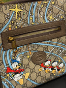 Bolsa Gucci Carteiro Transversal Disney Donald Duck Bege - Pronta Entrega