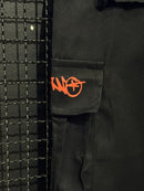 Calça Minus Two Preta Logo Vermelho - Pronta Entrega