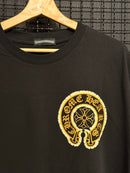 Camiseta Chrome Hearts Yellow Cruz Black - Pronta Entrega