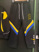 Conjunto Tracksuit Jordan Brasil Preto Amarelo 2026/27 - Pronta Entrega