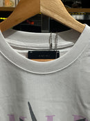 Camiseta Amiri Two Birds Branca - Pronta Entrega