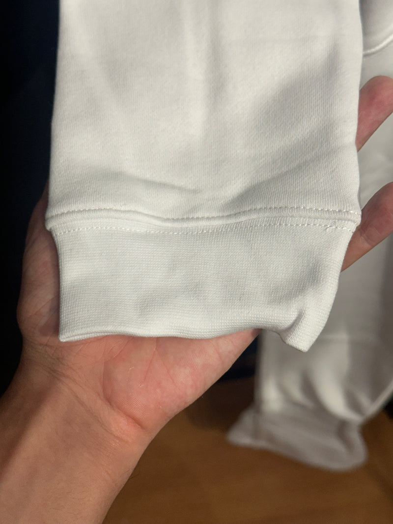 Conjunto Syna Moletom “Forgives Me” White - Pronta Entrega