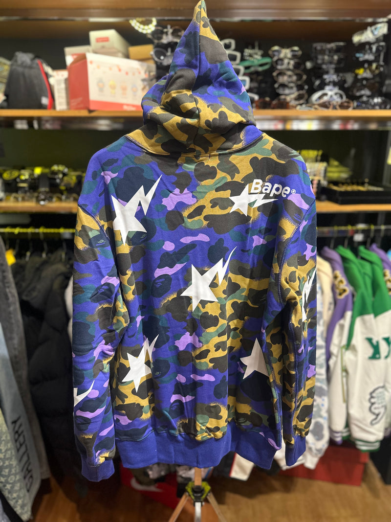 Jaqueta Bape Shark Camo 2025 Full Zip - Pronta Entrega