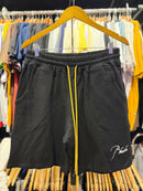 Short Rhude Heather Preto - Pronta Entrega