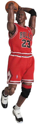 Action Figure Michael Jordan: Chicago Bulls NBA Uniforme Vermelho No. 100 Medicom Mafex - Pronta Entrega