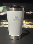 Copo Stanley Branco Com Abridor de Lata 473ML - Pronta Entrega