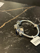 Bracelete Pandora Prata com Berloques - Pronta Entrega