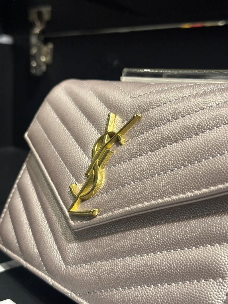 Carteira Saint Laurent Monogram Pink - Pronta Entrega