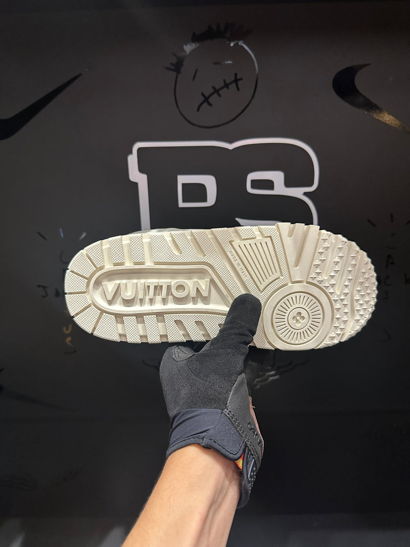Tênis Louis Vuitton LV Trainer Maxi White - Pronta Entrega