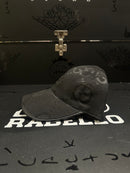 Boné Gucci Black Aba Curva Logo Grande - Pronta Entrega