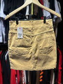 Saia Jeans Bege Billabong - Pronta Entrega