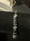 Pulseira Chrome Hearts Prata Y2K - Pronta Entrega