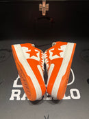 Tênis BAPE A Bathing APE Court Sta Orange - Pronta Entrega