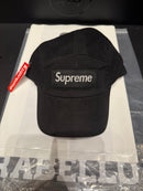 Boné Supreme 5 Panel ‘Washed Canvas Camp’ Black - Pronta Entrega