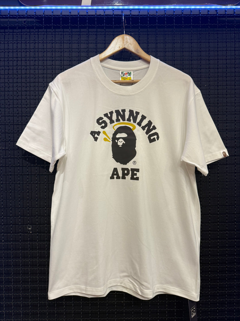 Camiseta Bape x Syna x Spotify White - Pronta Entrega