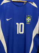 Camisa Retrô Nike Seleção Brasileira Copa Do Mundo 2002