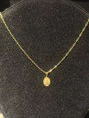 Corrente Cartier Banhada Pingente Nossa Senhora 30 CM - Pronta Entrega