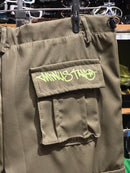 Calça Sarja Minus Two Verde Logo Verde - Pronta Entrega