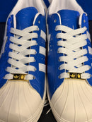 Tênis Adidas Superstar Vintage x Bape Blue - Pronta Entrega