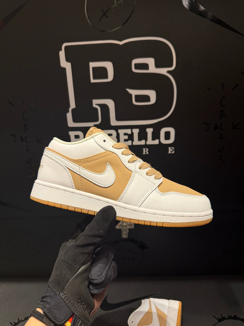 Tênis Nike Air Jordan 1 Low Hemp White - Pronta Entrega