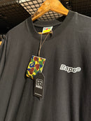 Camiseta BAPE Logos’ Preta - Pronta Entrega