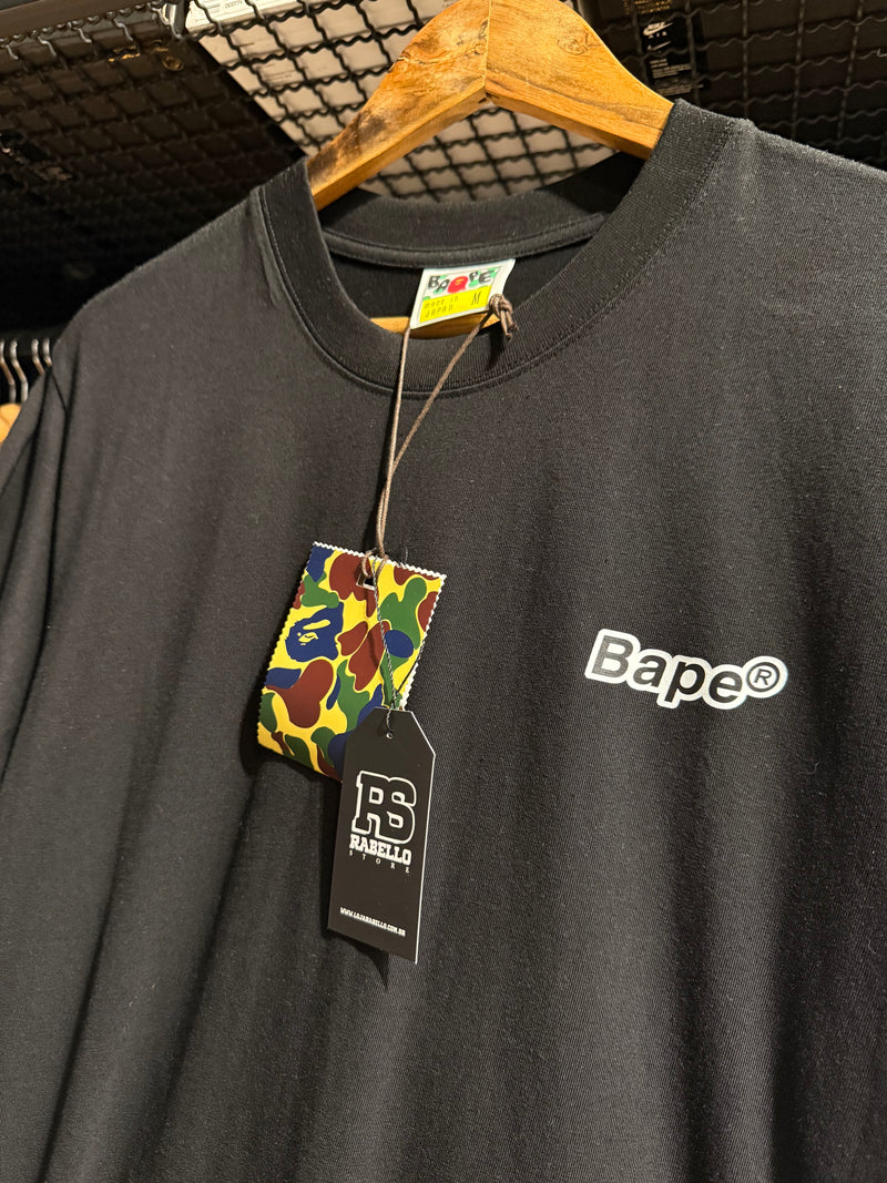 Camiseta BAPE Logos’ Preta - Pronta Entrega