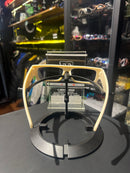 Óculos Off White Retangular Bege - Pronta Entrega