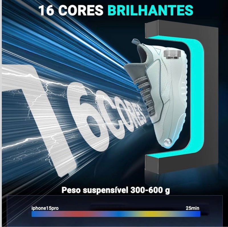 Suporte Magnético Levitante para Tênis- Pronta Entrega