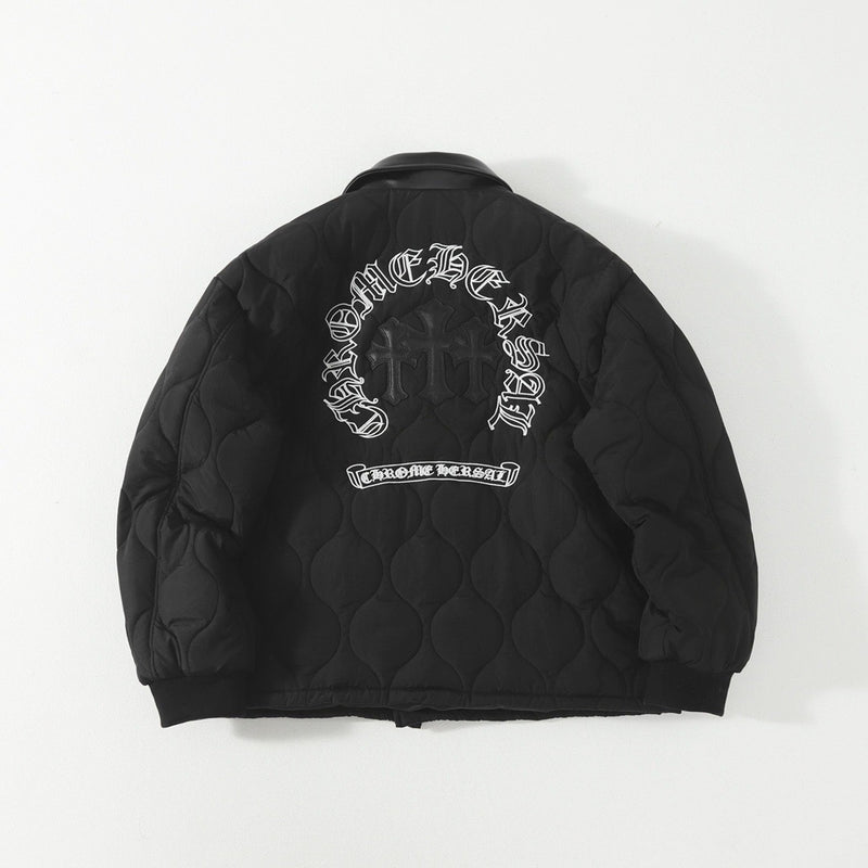 Jaqueta Chrome Hearts Quilted Button-Up Jacket - Encomenda