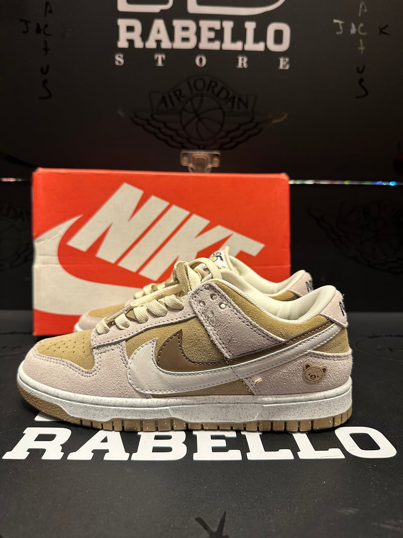 Tênis Nike Dunk Low Double Logo Koala Solado Glow - Pronta Entrega