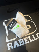 Meia Nike Sport Cano Alto Swoosh Verde Branco - Pronta Entrega