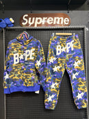 Conjunto Bape Shark x Heron Preston - Pronta Entrega
